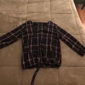 M West Kei Chiago Tie Bottom Blouse